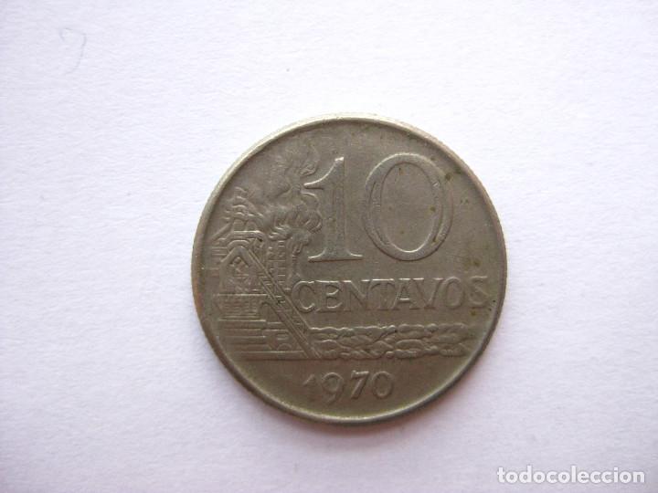 Monedas antiguas de Am&eacute;rica: MONEDA BRASIL 10 CENTAVOS 1970 - Foto 2
