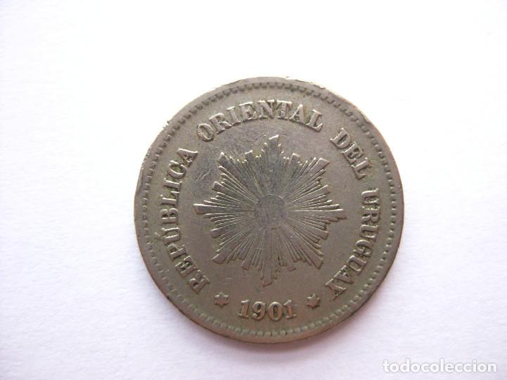 Monedas antiguas de Am&eacute;rica: MONEDA URUGUAY 5 CENTESIMOS 1901 - Foto 1