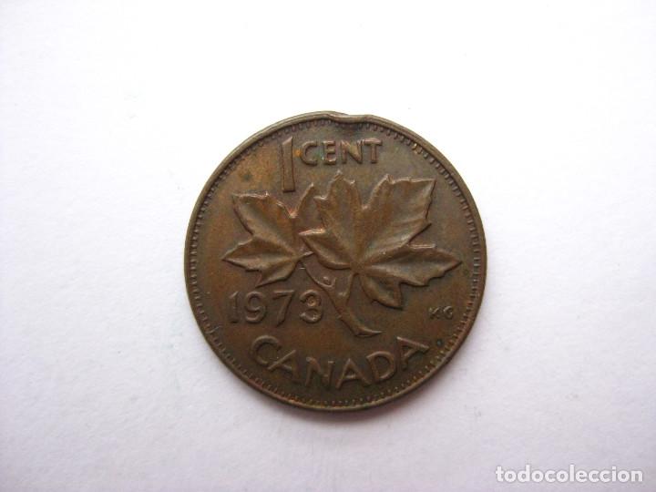 Monedas antiguas de Am&eacute;rica: MONEDA CANADA 1 CENTAVO 1973 - Foto 2
