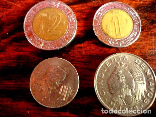 Monedas antiguas de Am&eacute;rica: 4 monedas de mexico cd 197 - Foto 1