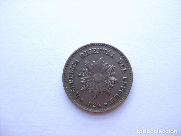Monedas antiguas de Am&eacute;rica: MONEDA URUGUAY 1 CENTESIMO 1924 - Foto 1