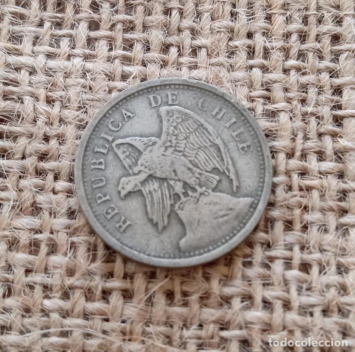 Monedas antiguas de Am&eacute;rica: Moneda Chile 20 Centavos 1925 - Foto 2
