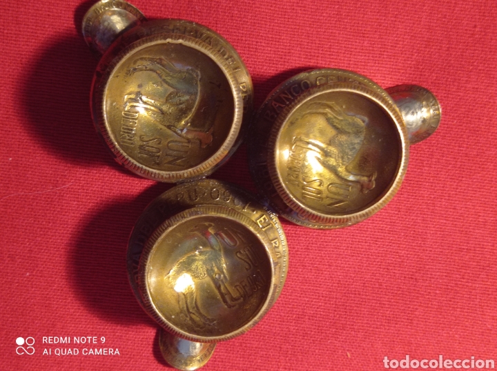 Monedas antiguas de Am&eacute;rica: CENICERO MONEDAS PERU - Foto 4