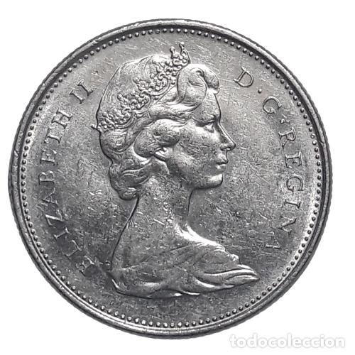 Monedas antiguas de Am&eacute;rica: CANADA 25 CENTAVOS 1976 - Foto 2