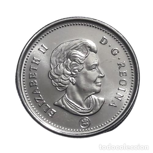 Monedas antiguas de Am&eacute;rica: CANADA 25 CENTAVOS 2007 ALCE - Foto 2