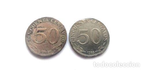 Monedas antiguas de Am&eacute;rica: bolivia 50 centavos 1965 - Foto 1