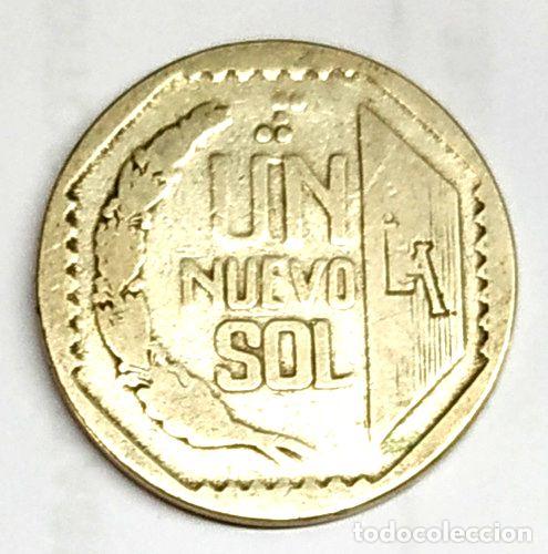 Monedas antiguas de Am&eacute;rica: moneda 1 nuevo sol peru 1993 - Foto 1