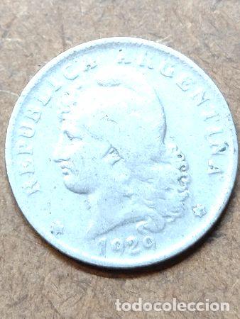 Monedas antiguas de Am&eacute;rica: moneda 20 centavos argentina 1929 - Foto 1