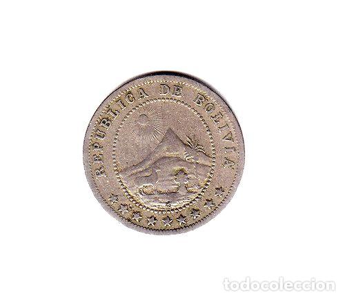 Monedas antiguas de Am&eacute;rica: bolivia moneda de 5 centavos 1895 - Foto 1