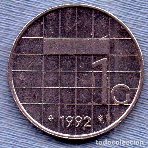 Monedas antiguas de Am&eacute;rica: holanda 1 gulden 1992 beatrix - Foto 1