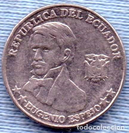 Monedas antiguas de Am&eacute;rica: ecuador 10 centavos 2000 procer eugenio espejo - Foto 1