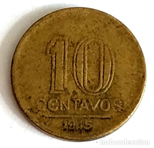 Monedas antiguas de Am&eacute;rica: moneda 10 centavos brasil 1945 - Foto 1