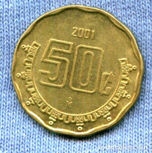 Monedas antiguas de Am&eacute;rica: mexico 50 centavos 2001 Ed. 200 - Foto 1