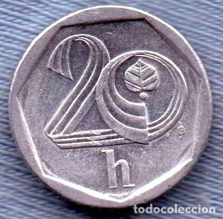 Monedas antiguas de Am&eacute;rica: republica checa 20 haleru 1998 - Foto 1