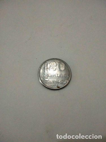 Monedas antiguas de Am&eacute;rica: moneda 20 centavos brasil 1978 - Foto 1