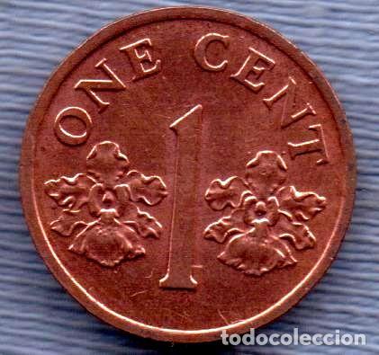 Monedas antiguas de Am&eacute;rica: singapur 1 cent 1994 escudo - Foto 1