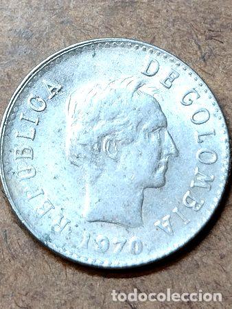 Monedas antiguas de Am&eacute;rica: moneda 20 centavos colombia 1970 - Foto 1