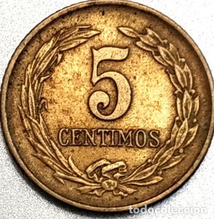 Monedas antiguas de Am&eacute;rica: moneda 5 centimos paraguay 1947 - Foto 1