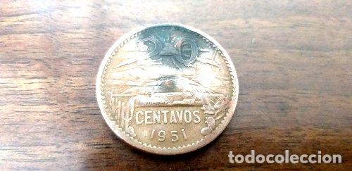 Monedas antiguas de Am&eacute;rica: mexico 20 centavos de 1951 - Foto 1
