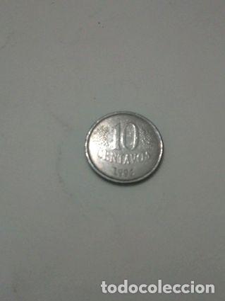 Monedas antiguas de Am&eacute;rica: moneda brasil 10 centavos 1994 - Foto 1