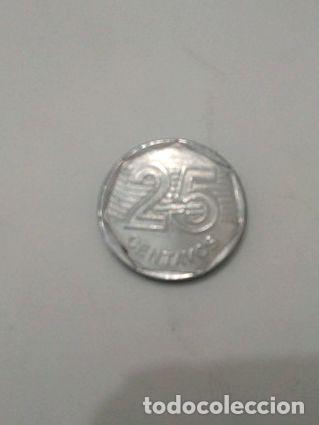 Monedas antiguas de Am&eacute;rica: moneda brasil 25 centavos 1994 - Foto 1