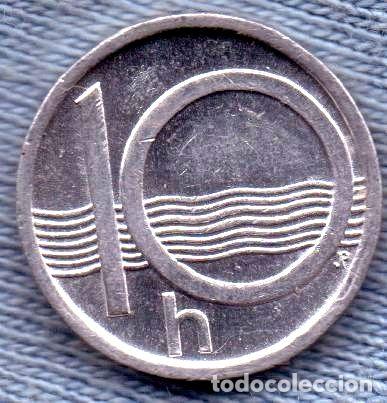 Monedas antiguas de Am&eacute;rica: republica checa 10 haleru 2000 - Foto 1