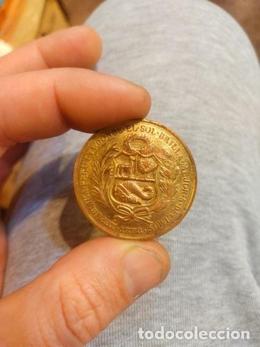 Monedas antiguas de Am&eacute;rica: moneda un sol de peru 1878 - Foto 1