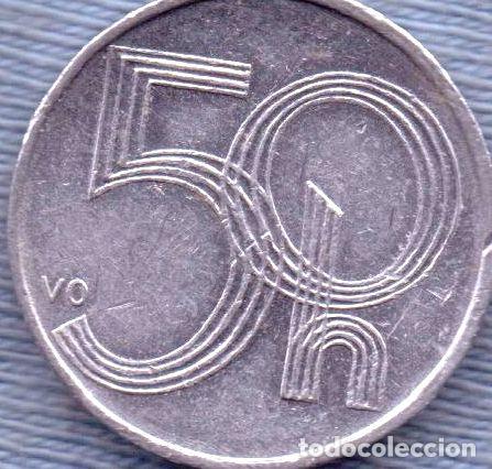 Monedas antiguas de Am&eacute;rica: republica checa 50 haleru 2002 - Foto 1