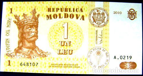 Monedas antiguas de Am&eacute;rica: moldavia 1 leu 2010 sin circular - Foto 1