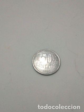 Monedas antiguas de Am&eacute;rica: moneda brasil 50 centavos 1994 - Foto 1