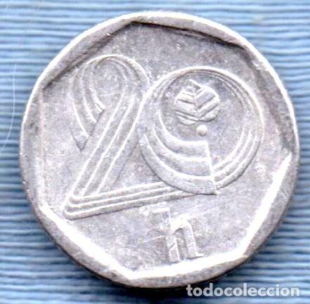 Monedas antiguas de Am&eacute;rica: republica checa 20 haleru 1995 - Foto 1