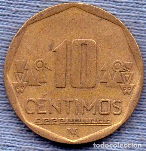 Monedas antiguas de Am&eacute;rica: peru 10 centimos 2012 escudo - Foto 1