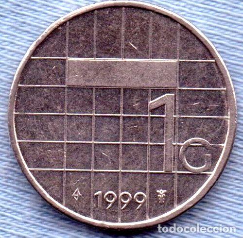 Monedas antiguas de Am&eacute;rica: holanda 1 gulden 1999 beatrix - Foto 1