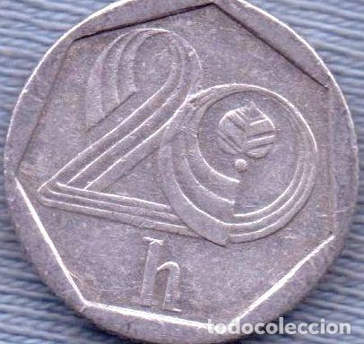 Monedas antiguas de Am&eacute;rica: republica checa 20 haleru 1993 - Foto 1