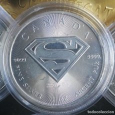 Monedas antiguas de América: SUPERMAN MONEDA DE PLATA DE 1 ONZA