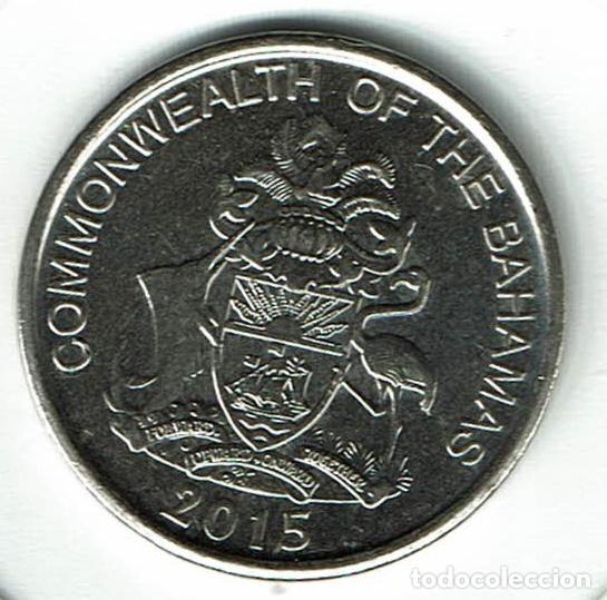 Monedas antiguas de Am&eacute;rica: BAHAMAS 5 CENTS 2015 - Foto 2