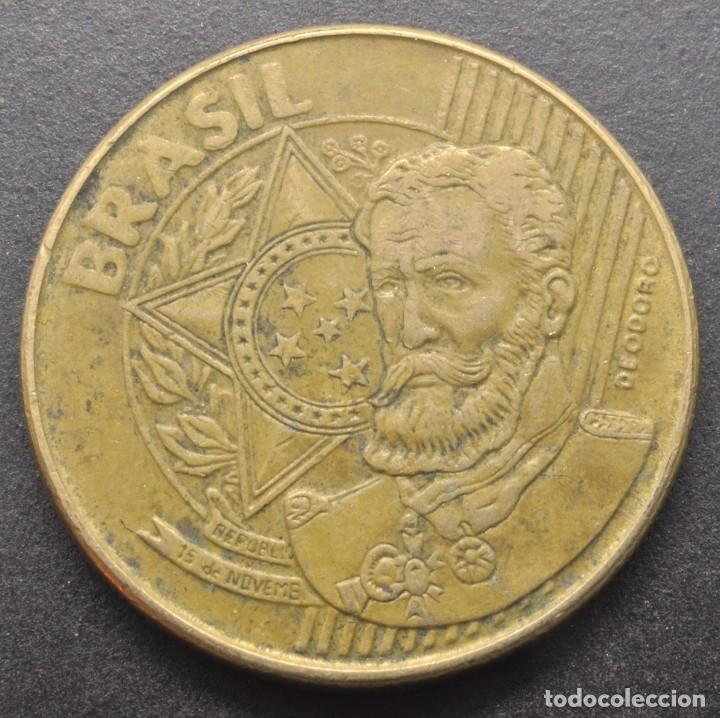 Monedas antiguas de Am&eacute;rica: Brasil, 25 centavos 2007 - Foto 1