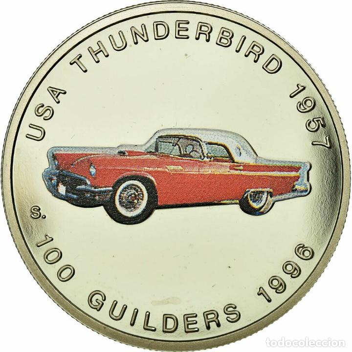 Monedas antiguas de Am&eacute;rica: SURINAME 100 GUILDER 1996 - Foto 1