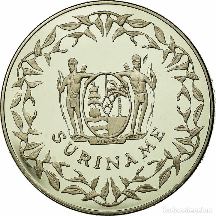 Monedas antiguas de Am&eacute;rica: SURINAME 100 GUILDER 1996 - Foto 2