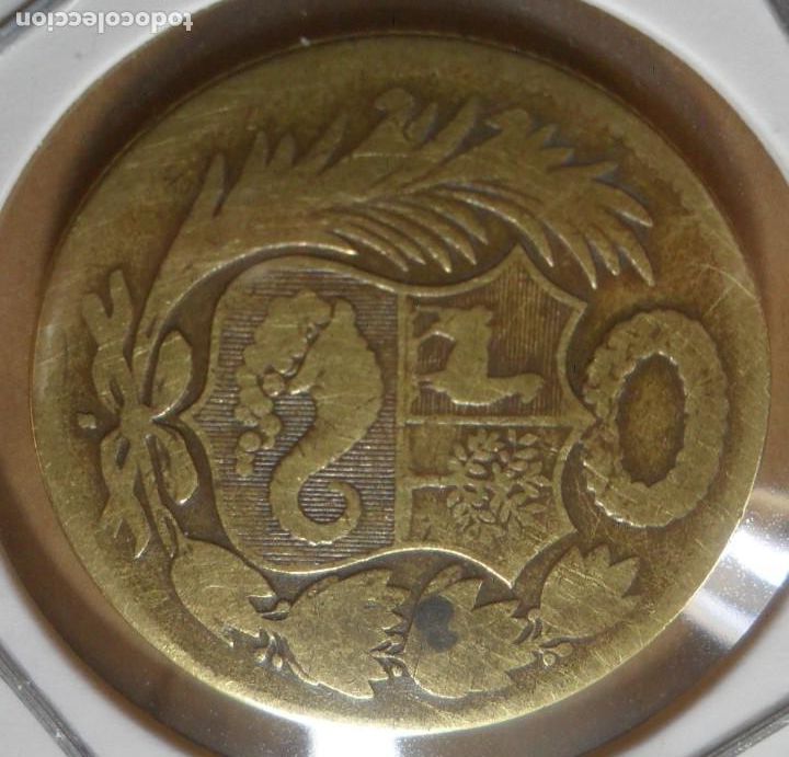 Monedas antiguas de Am&eacute;rica: PERU - 1/2 SOL DE ORO - 1943 - Foto 1