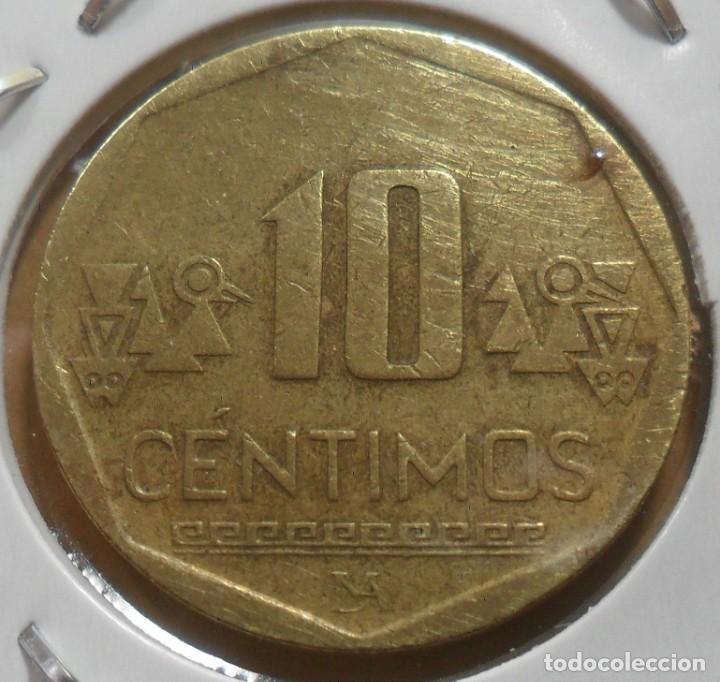 Monedas antiguas de Am&eacute;rica: PERU - 10 CENTIMOS - 2010 - Foto 2