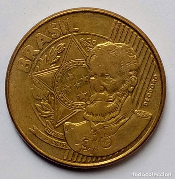 Monedas antiguas de Am&eacute;rica: BRASIL 2005 MONEDA DE 25 CENTAVOS DEODORO - Foto 1