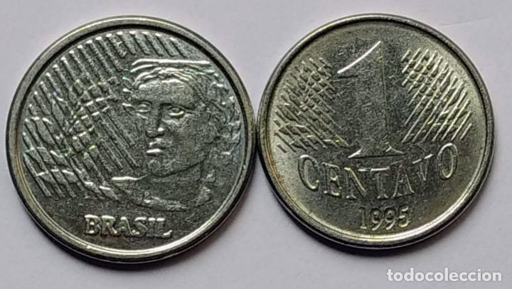 Monedas antiguas de Am&eacute;rica: BRASIL MONEDA DE 1 CENTAVO 1995 - Foto 1