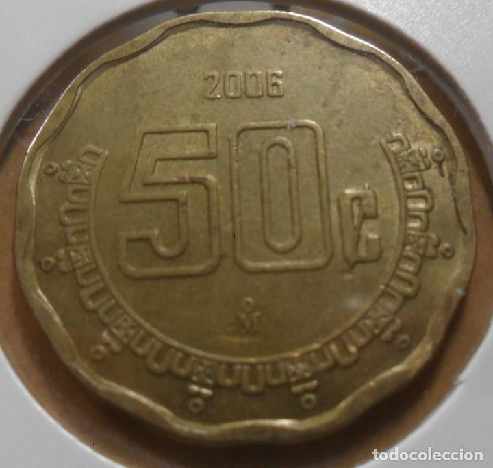 Monedas antiguas de Am&eacute;rica: MEXICO - 50 CENTAVOS - 2006 - Foto 2