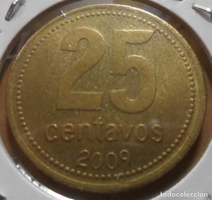 Monedas antiguas de Am&eacute;rica: ARGENTINA - 25 CENTAVOS - 2009 - Foto 2