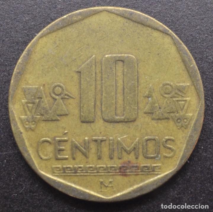 Monedas antiguas de Am&eacute;rica: Per&uacute;, 10 c&eacute;ntimos 2007 - Foto 2
