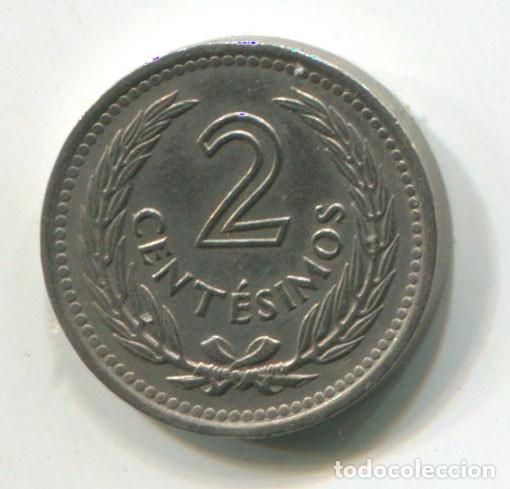 Monedas antiguas de Am&eacute;rica: Uruguay, 2 cent&eacute;simos de 1953 - Foto 2