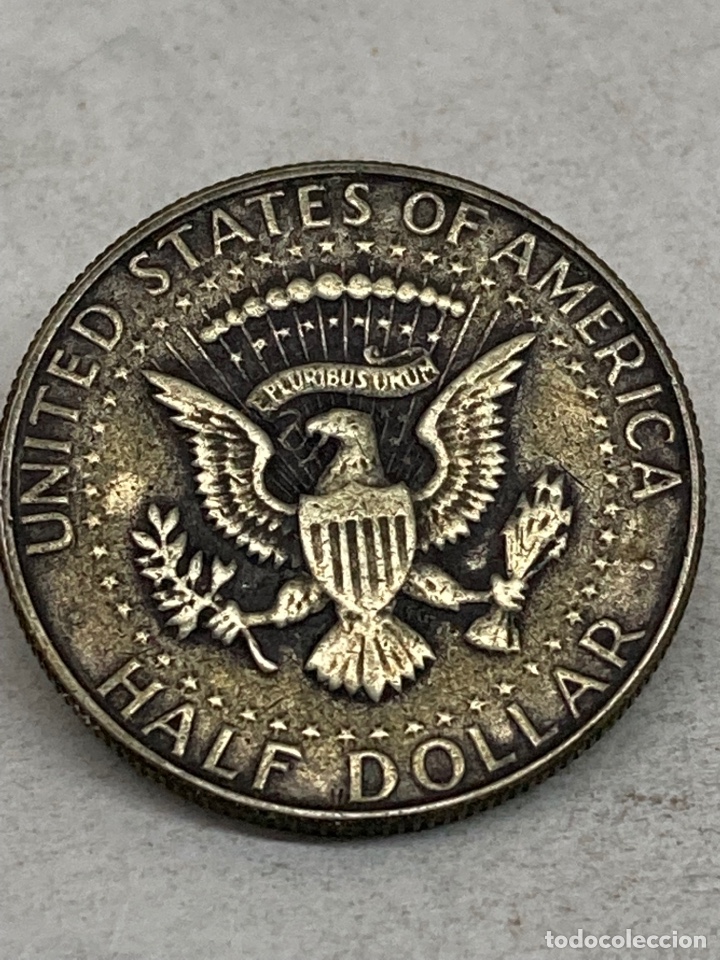 Monedas antiguas de Am&eacute;rica: Moneda de plata Half Dolllar 1966 - Foto 1