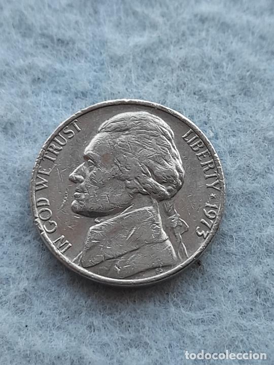 Monedas antiguas de Am&eacute;rica: USA. 5 C&eacute;ntimos. A&ntilde;o 1973 - Foto 1