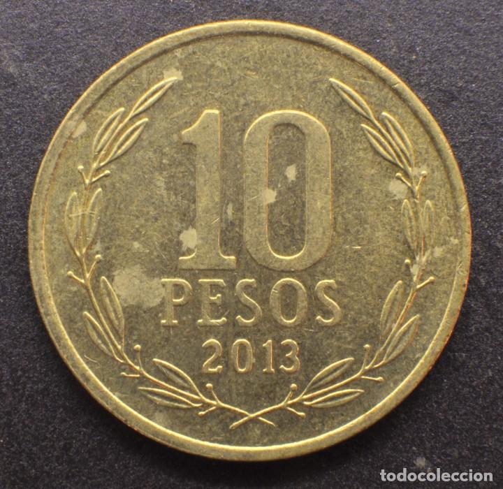 Monedas antiguas de Am&eacute;rica: Chile, 10 pesos 2013 - Foto 1